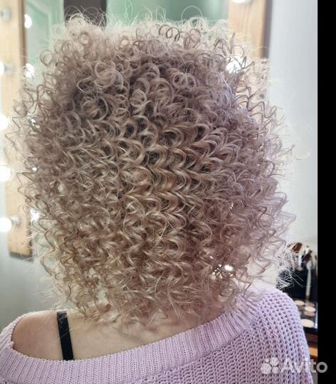 Афрокудри укладка