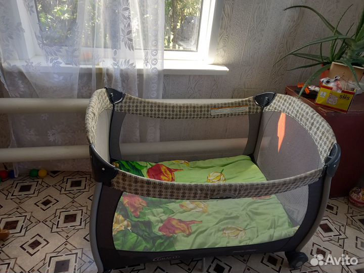 Манеж кровать для двойни