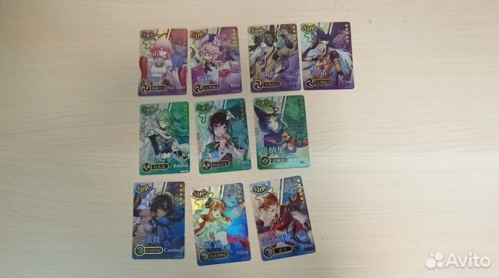 Карты геншин импакт