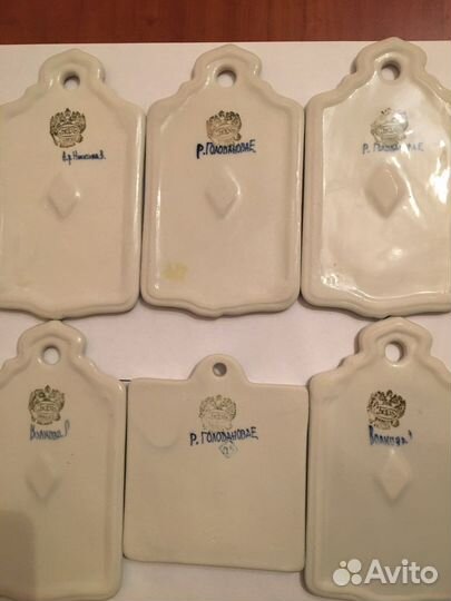 Плакетки Гжель