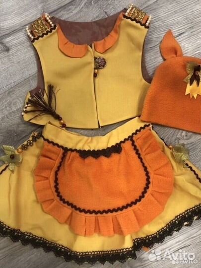 Костюм белочки или лисички.Прокат