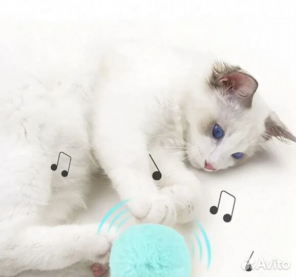 Интерактивный мяч игрушка для кошек