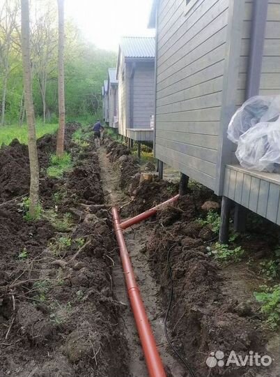 Установка канализации септик под ключ