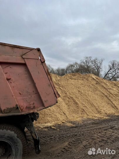 Песок карьерный доставка