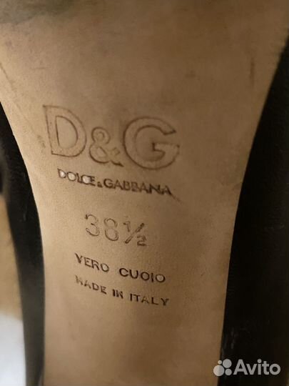 Женские уфли D&G