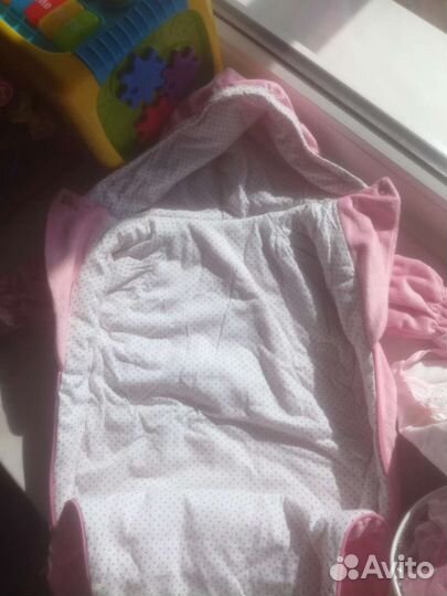 Конверт на выписку для девочки весна осень