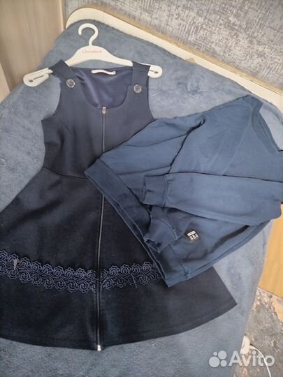 Школьный сарафан и кофточка