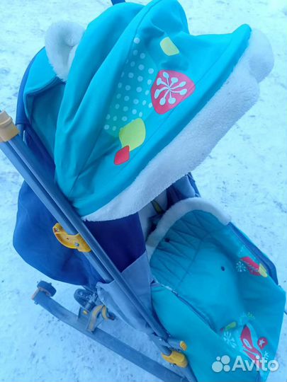 Детские зимние санки