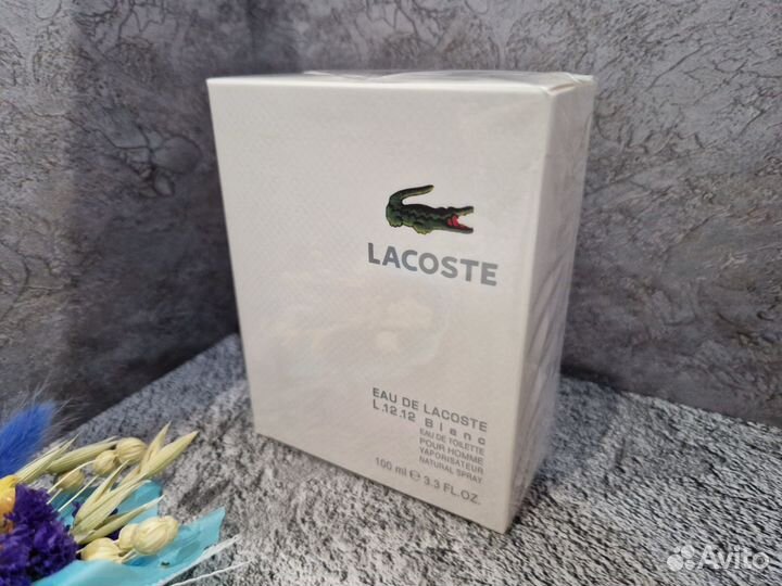 Духи Мужские Lacoste (Лакост) L.12.12 Blanc 100ml