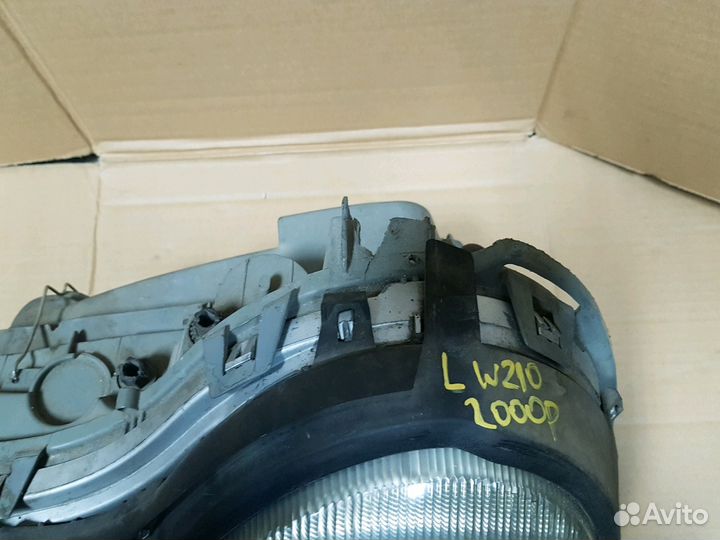 Фара передняя левая Mercedes w210 дорестайл галоге