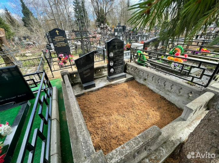 Уборка на могилах/Уход за местами захоронения