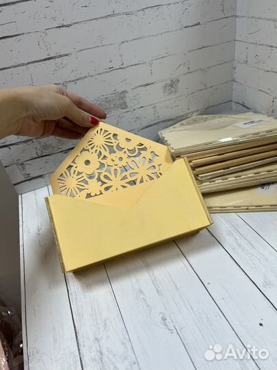 Конверт для букета деревянный