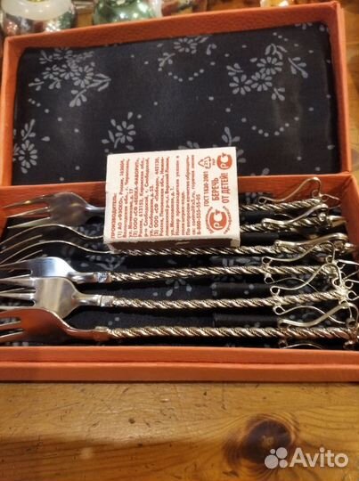 Набор вилок и ложек для канапе