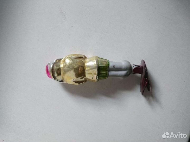 Ёлочные игрушки СССР 2 шт