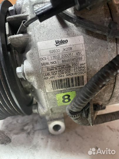 Компрессор кондиционера 92600jk20b infiniti 3.5