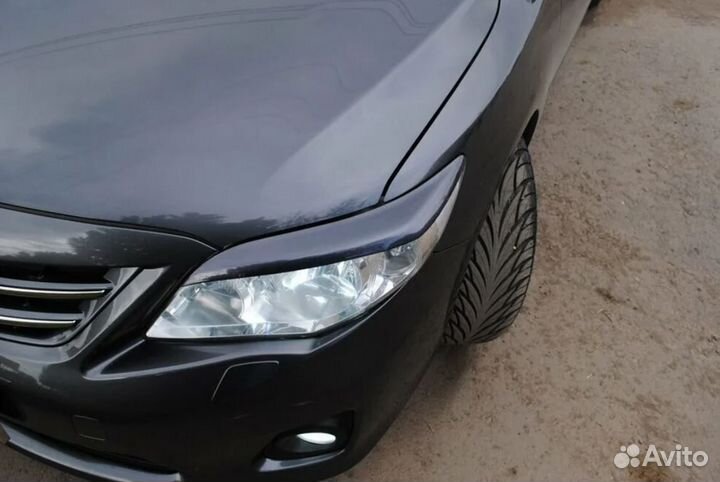 Реснички на фары toyota corolla 2007- рестайлинг