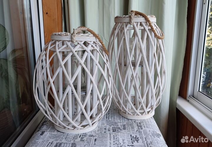 Подсвечник плетеный