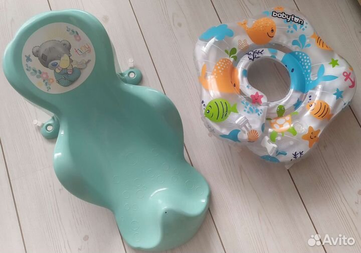 Горка и круг для купания