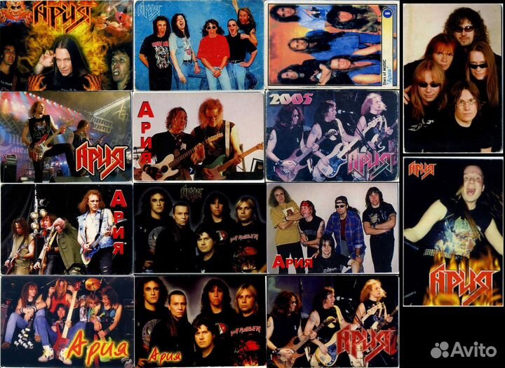 Календарики актёров,рок звёзд