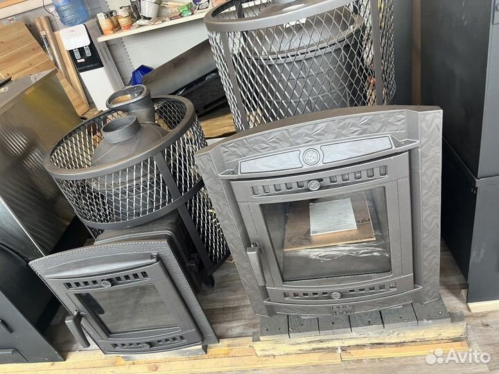 Чугунная печь для бани