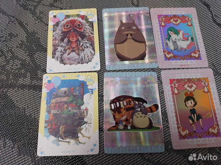 Карточки Миядзаки из бокса с драконом