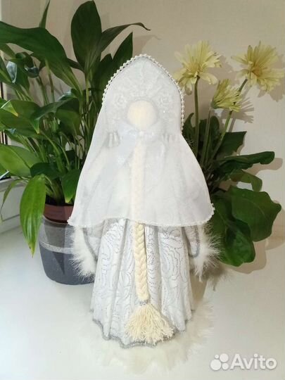 Снегурочка интерьерная кукла