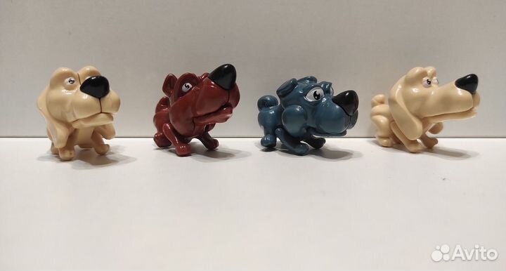 Игрушки из киндера Собаки и кошки