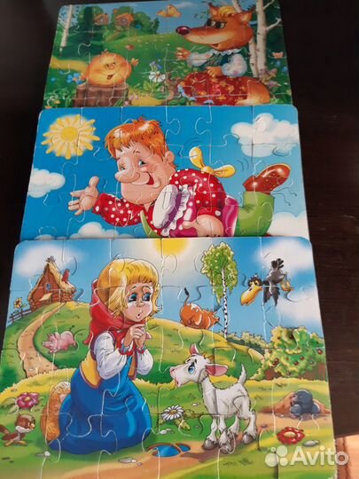 Пазлы детские мягкие