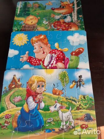 Пазлы детские мягкие