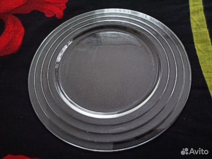 Большое стеклянное блюдо для торта Zara Home 32