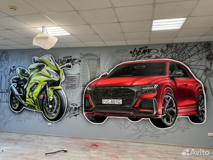 Услуги художника, граффити