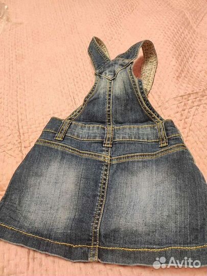 Джинсовый сарафан для девочки