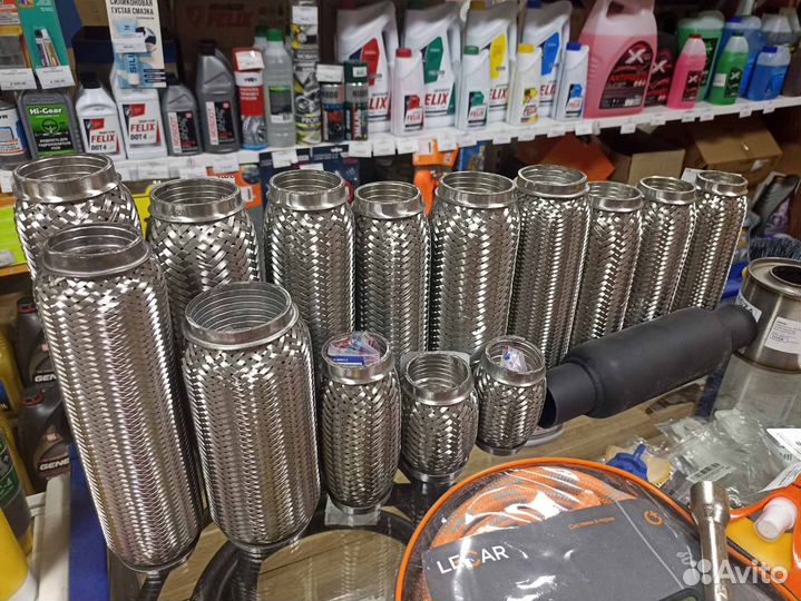 Гофры для глушителя автомобильные