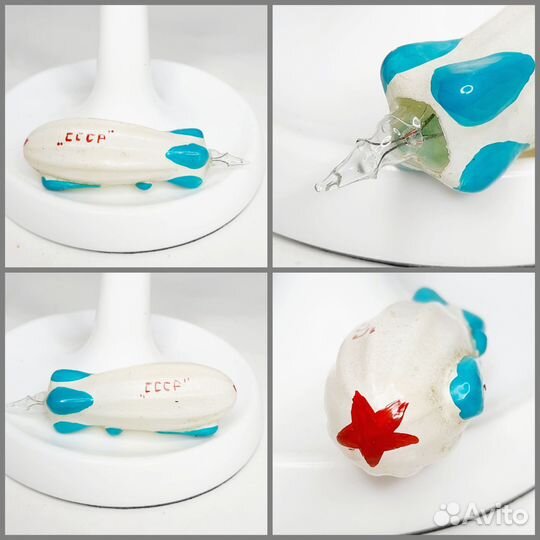 Елочные игрушки СССР 5шт