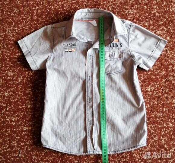 Рубашка летняя для мальчика 122