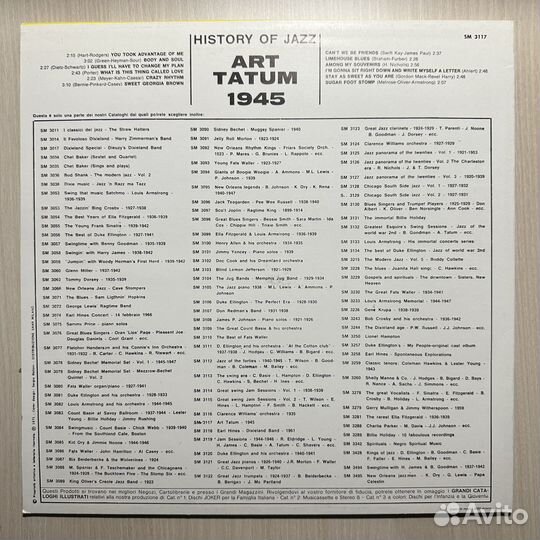 Art Tatum – 1945 (Италия)