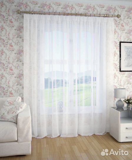 Тюль готовый вуаль