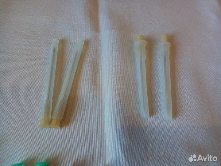 Иглы Медецинские Разные + 2 Напильничка СССР Новые