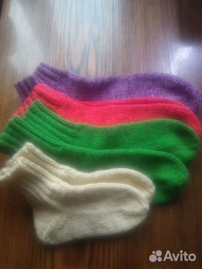 Вязанные носки ручной работы