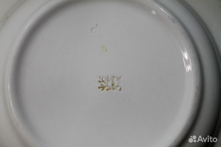 Тарелка зик конакова цветы