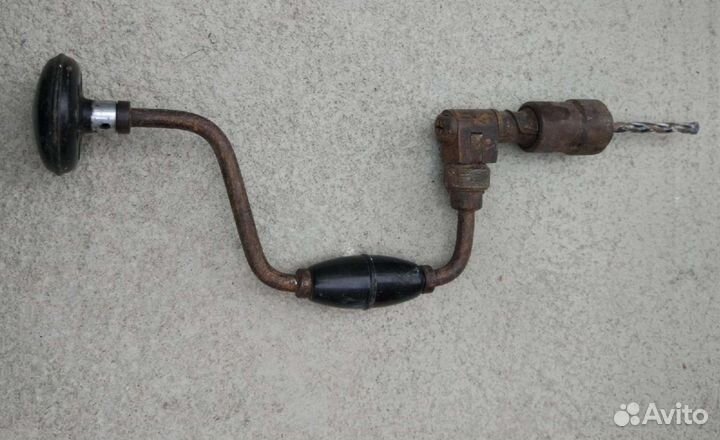 Ручная дрель из СССР. Коловорот