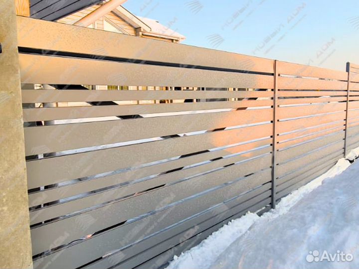 Забор Ранчо горизонтальный