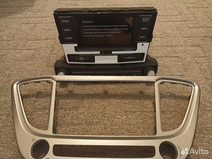Штатная магнитола на hyundai solaris 2021