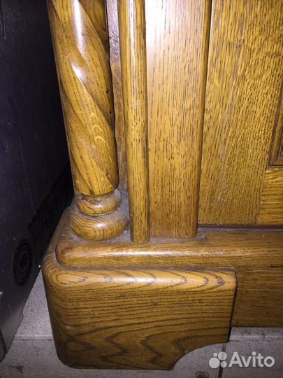 Барная стойка дуб массив, мрамор