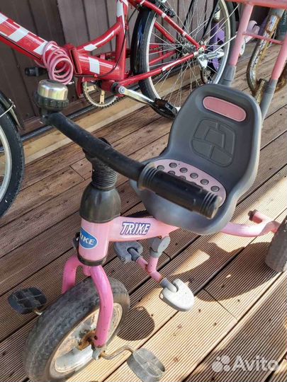 Детский трехколесный велосипед бу