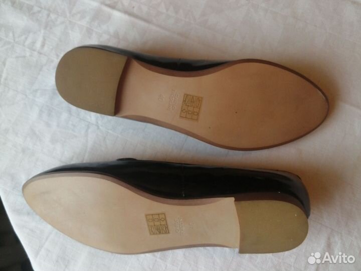 Туфли натуральная кожа лаковые 40