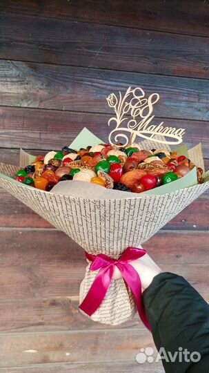 Съедобные букеты из сухофруктов