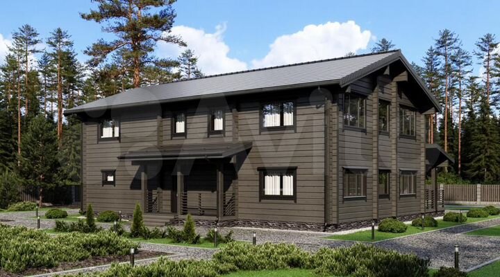 Дом 383,7 м² на участке 19,8 сот.