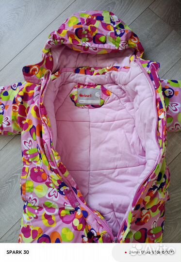 Зимний комбинезон для девочки 80