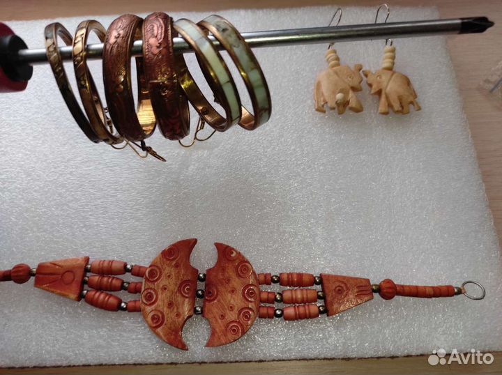 Колье,Серьги,Винтаж Индия